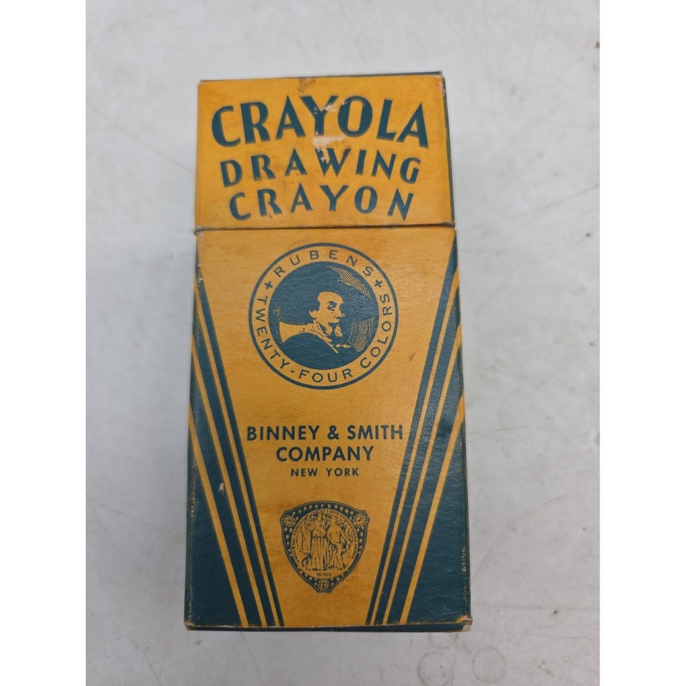 Crayola Drawing Crayon No 24 Multicolor Gold Medal Crayons Box Retired Colors
